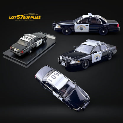 Rollin Ford Crown Victoria California State Police Car 1:64