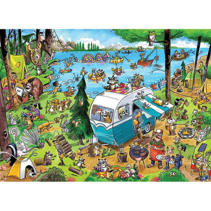 Call of the Wild 350 Piece Family Jigsaw Puzzle Cobble Hill