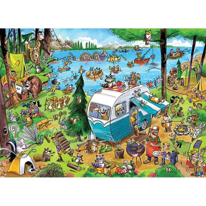 Call of the Wild Doodle Town 1000 Piece Jigsaw Puzzle Cobble Hill