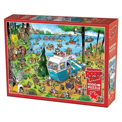 Call of the Wild Doodle Town 1000 Piece Jigsaw Puzzle Cobble Hill