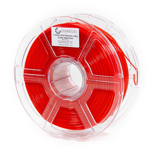 Candy Apple Red PLA Filament 1.75mm, 1kg