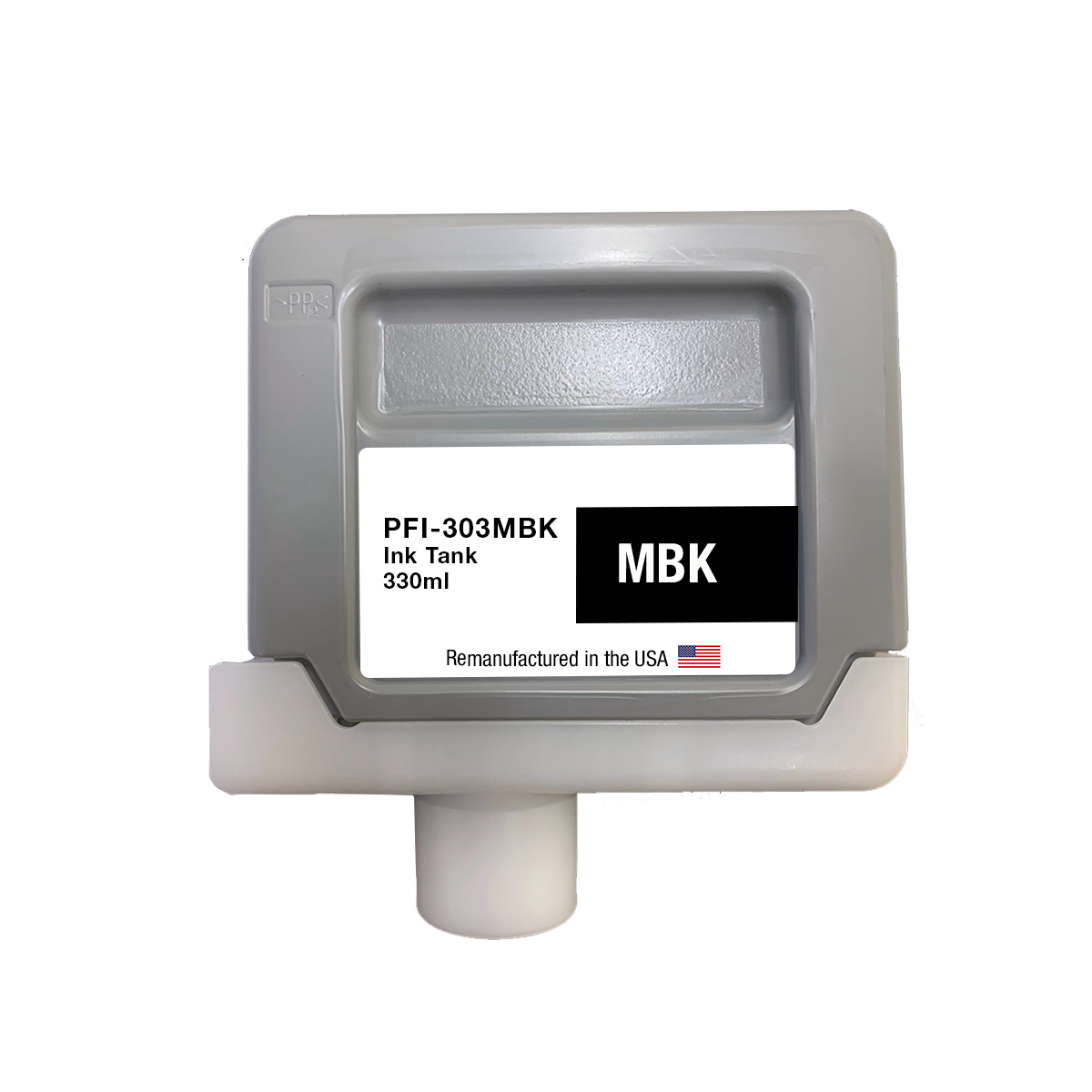 U.S. Remanufactured for Canon PFI-303MBK 330ml Matte Black Ink Cartridge