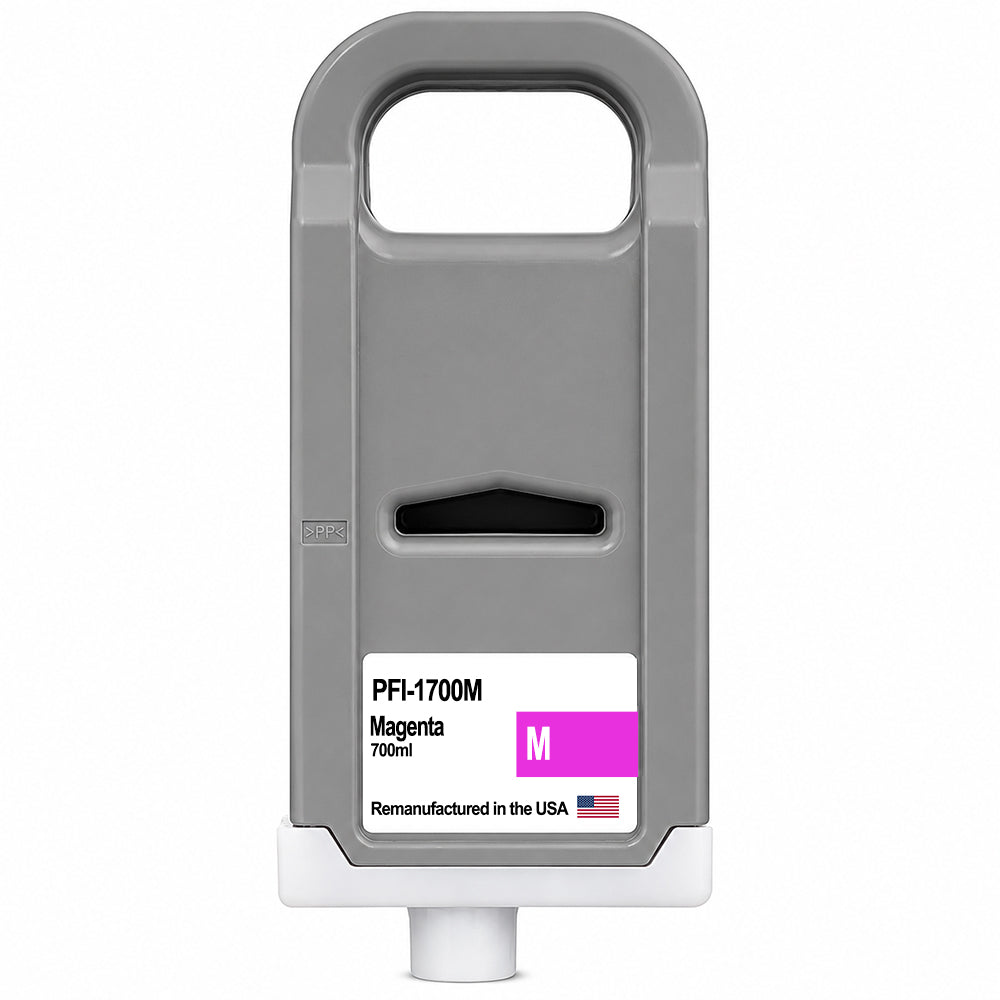 U.S. Remanufactured for Canon PFI-1700M Magenta Ink Cartridges