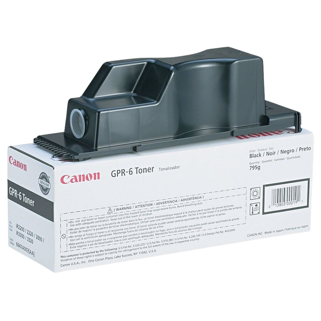 New, Pre-Owned -  GPR-6 High Yield Black LaserJet Toner Cartridge, 6647A003AA