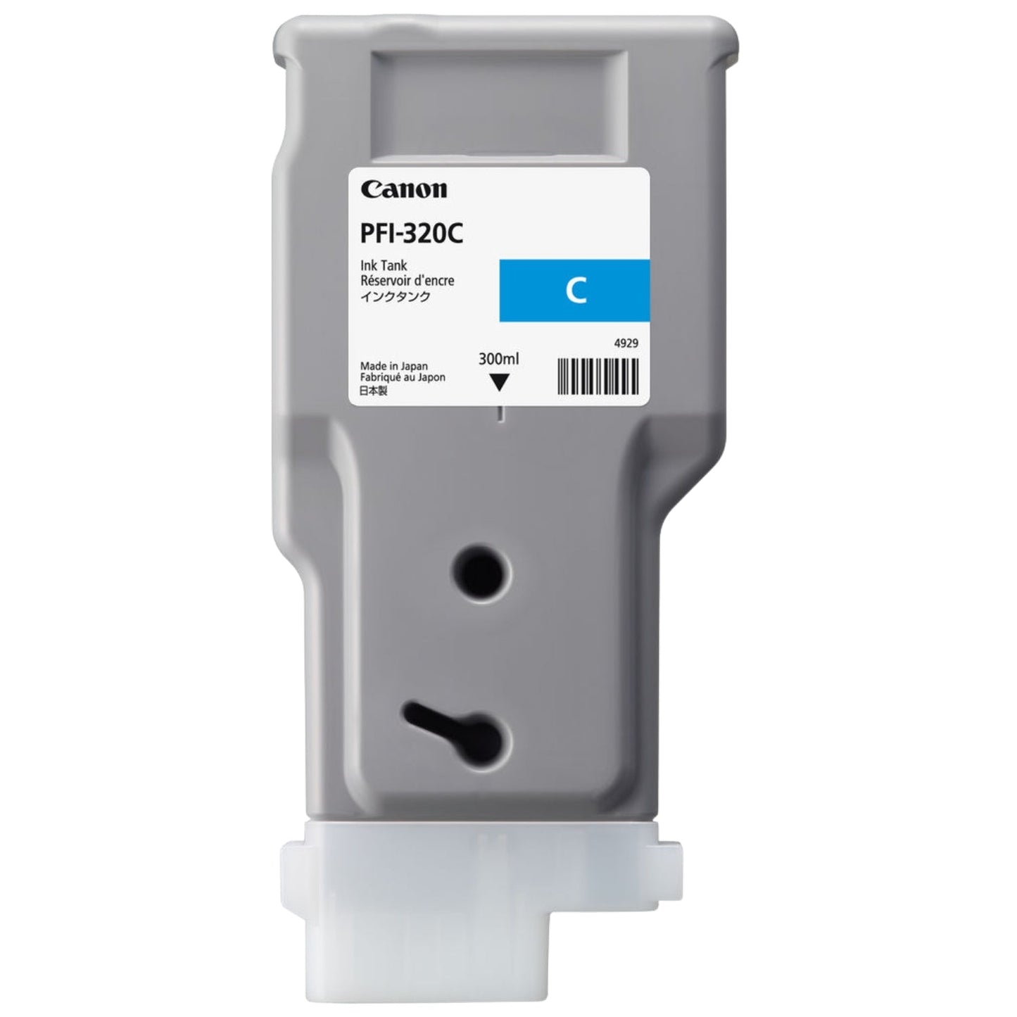 New, Pre-Owned - Canon PFI-320C 300ml High-Yield Cyan Ink Cartridge, 2891C001