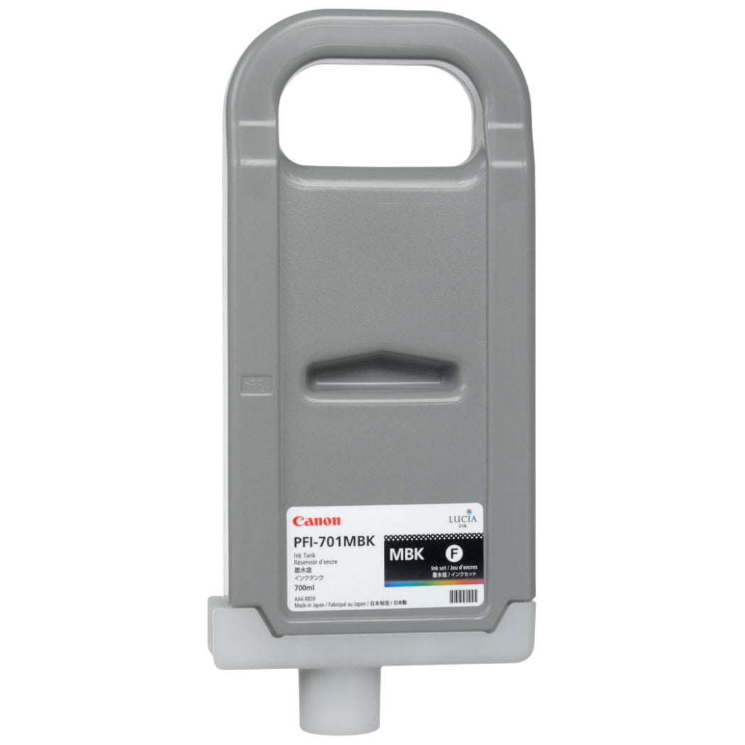 New, Pre-Owned -  PFI-701 700mL Matte Black PFI-701MBK Ink Cartridge, 0899B001