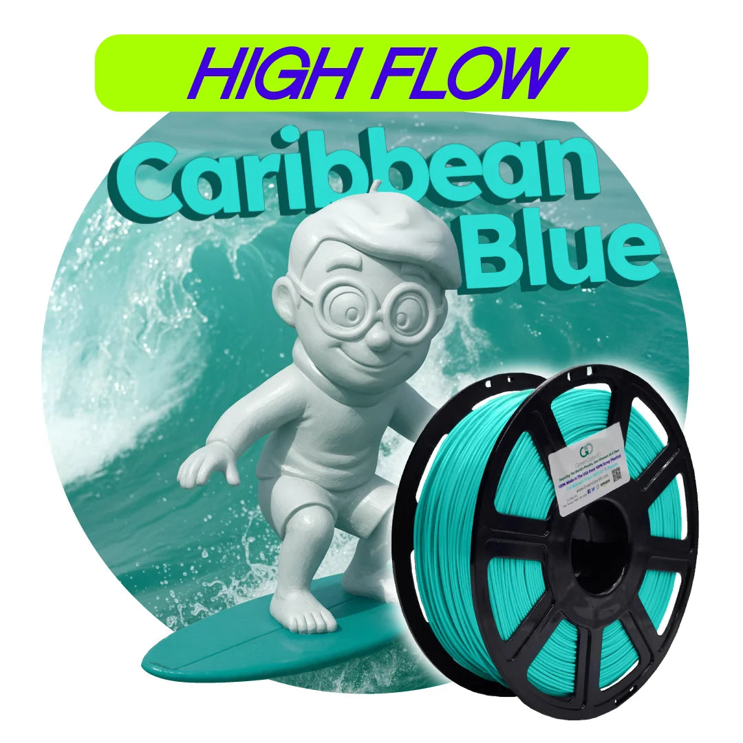 Caribbean Blue: Recycled PET-G