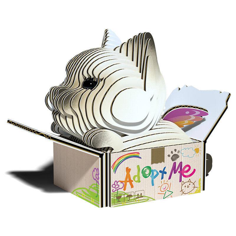 Cat Mocha 3D Cardboard Model Kit Eugy