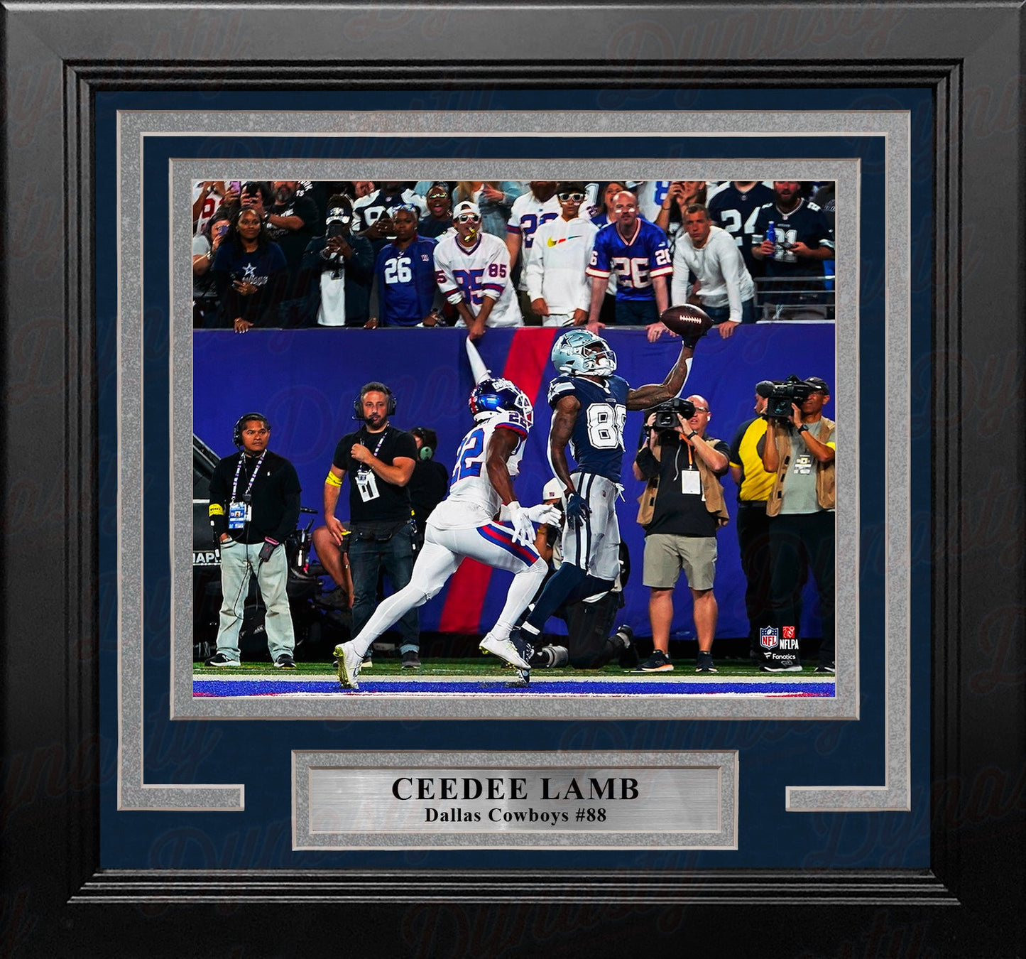 CeeDee Lamb One-Handed Touchdown Catch Dallas Cowboys 8" x 10" Framed Football Photo