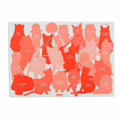 Celebri Cats 1000 Piece Jigsaw Puzzle Ginger Fox