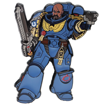 Foam Brain Mystery Loot: 40K Enamel Pins - Ultramarines vs Tyranids
