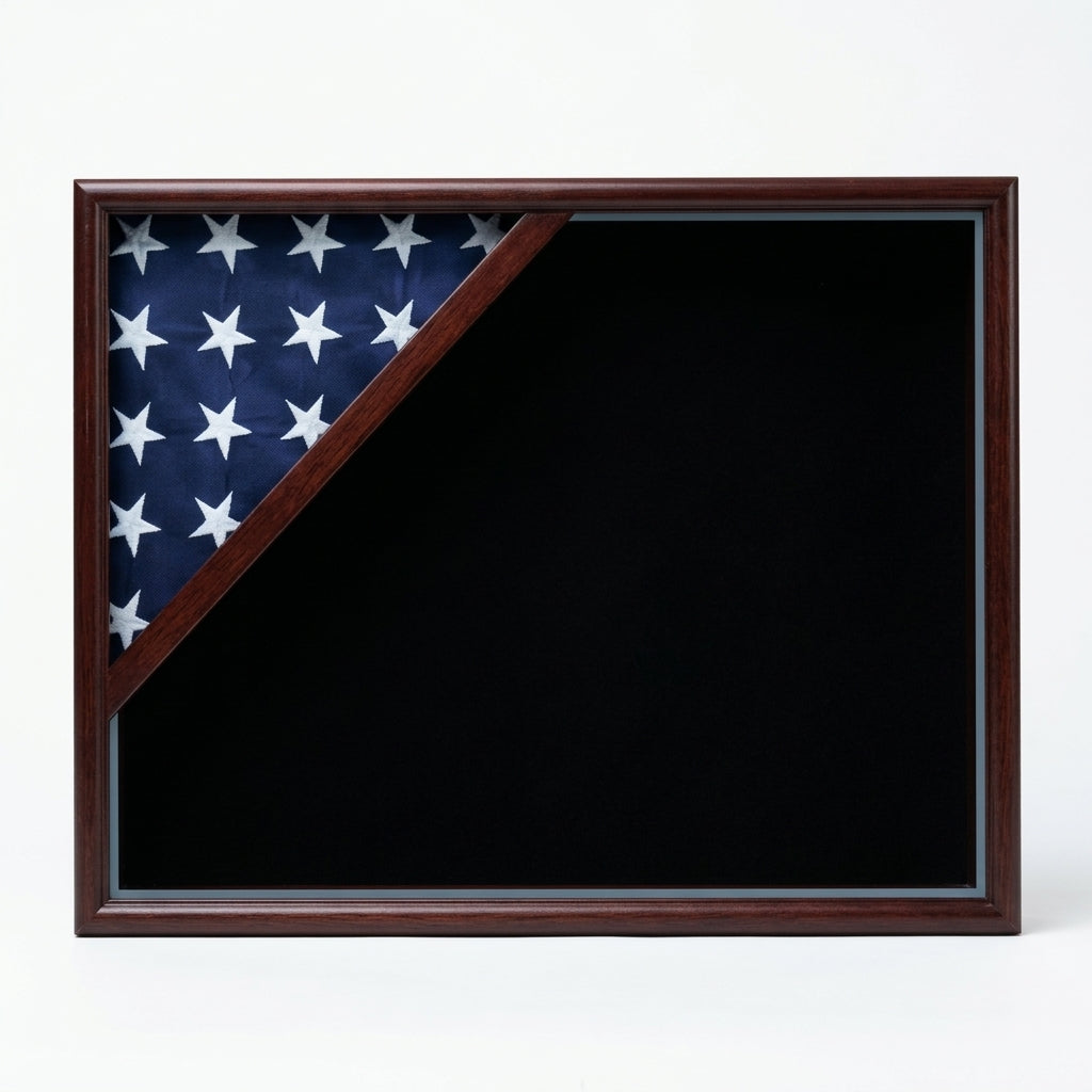 Shadow box for American flag, Fit for 3x5 flag