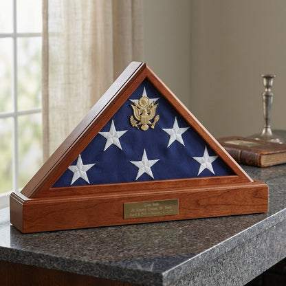 American Flag Cases With USAF Emblem