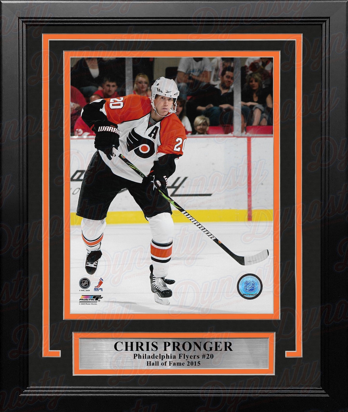 Chris Pronger in Action Philadelphia Flyers 8" x 10" Framed Hockey Photo