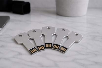 Key Style USB 2.0 Flash Drive Unprinted