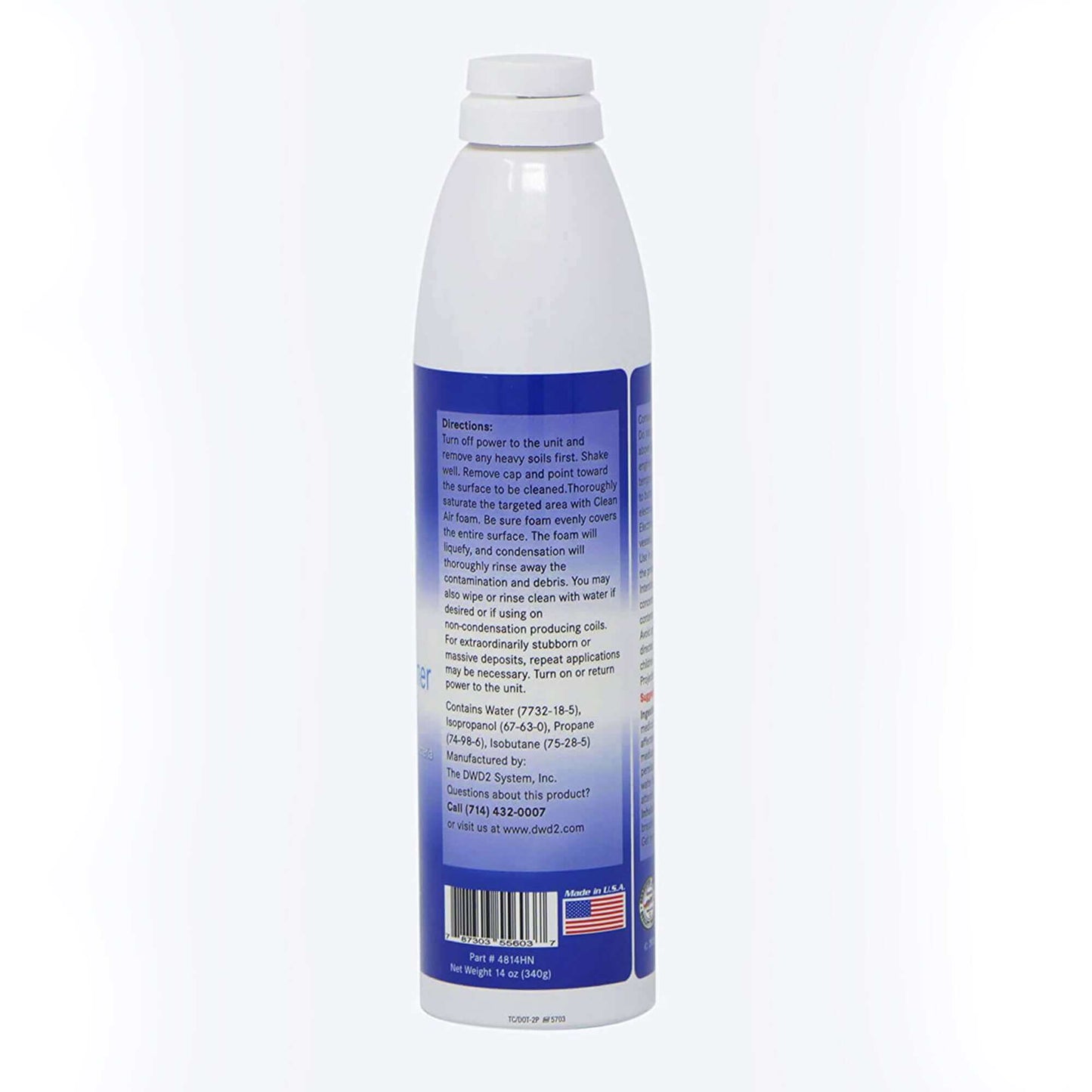 DWD2 Clean Air® Foaming Coil Cleaner Home & Commercial self-rinsing by The DWD2 System, Inc.