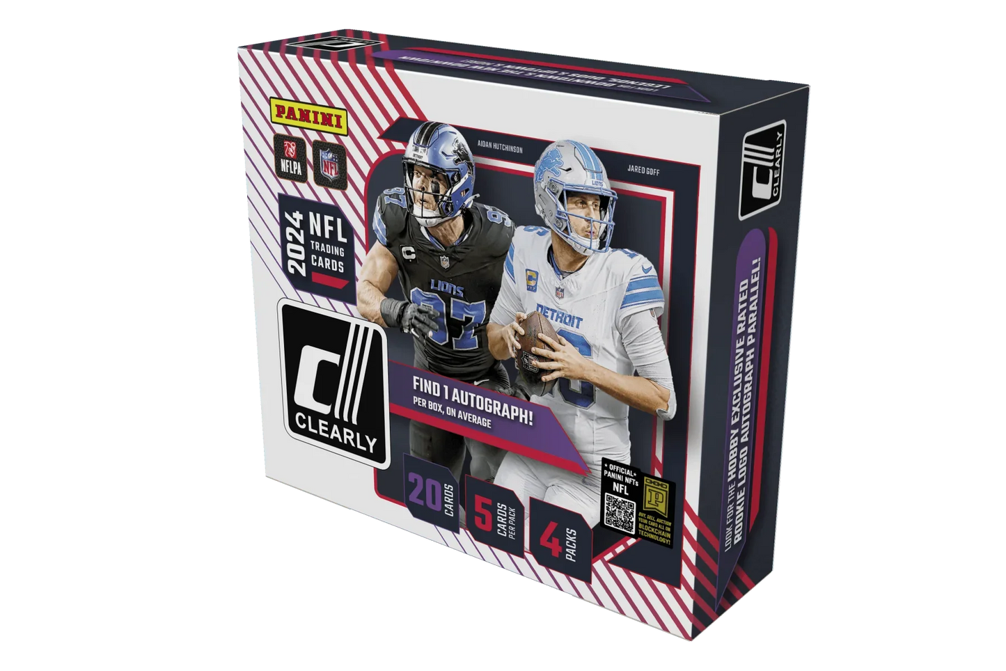 2024 Panini Clearly Donruss NFL Trading Card Box (Hobby)