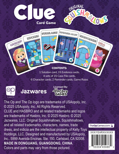 Clue® Card Game: Original Squishmallows™