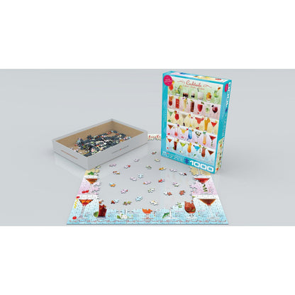 Cocktails 1000 Piece Jigsaw Puzzle Eurographics