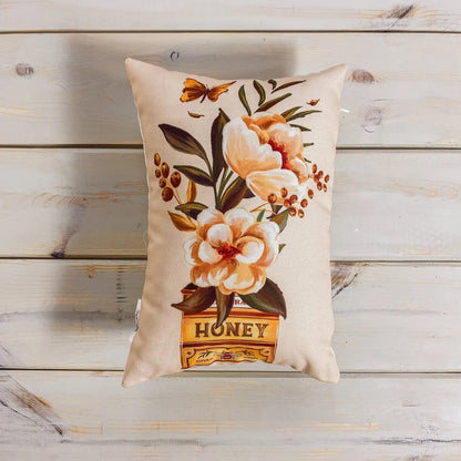 Coffee | Flower | Planters | Pillow Cover | 12x18 | Vintage | Floral arrangement | Throw Pillow | Throw Pillow Covers | Pillow | Gift by UniikPillows