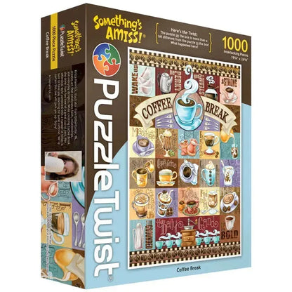 Coffee Break "Something's Amiss!" 1000 Piece Jigsaw Puzzle PuzzleTwist
