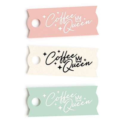 Coffee Queen Stanley Name Plate by The Cotton & Canvas Co.