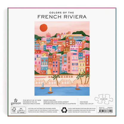 Colors Of The French Riviera 1000 Piece Jigsaw Puzzle Galison