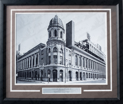 Philadelphia Connie Mack Stadium/Shibe Park Framed & Matted Photo