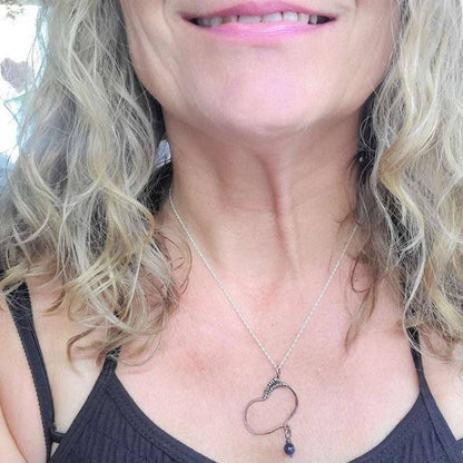 Copper Butterfly Wing Child Abuse Survivor Necklace by Alexa Martha Designs