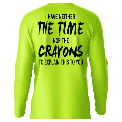 Crayons - Hi-Visibility UPF 50 Long Sleeve Sun Shirt