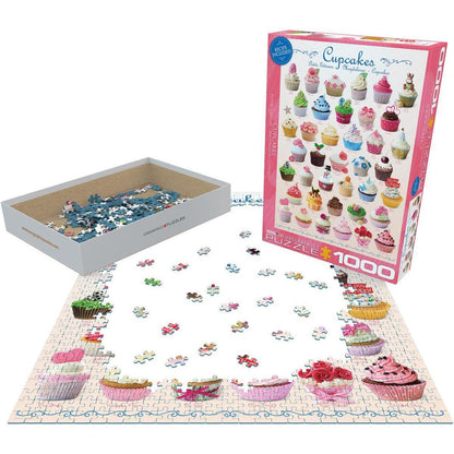 Cupcakes 1000 Piece Jigsaw Puzzle Eurographics