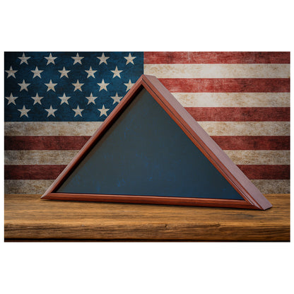Flag Connections Large Flag Box With Personalized Glass