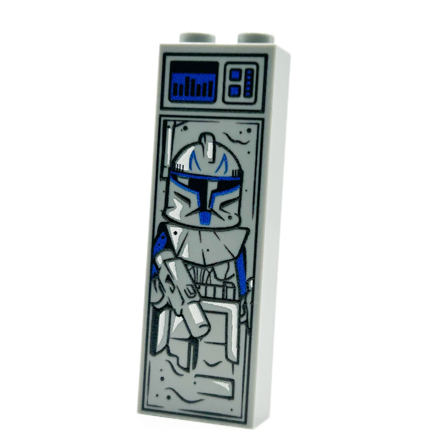 P1 Captain Rex in Carbonite (1x2x5 Brick)