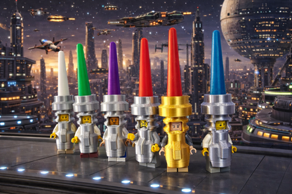 Red Blade w/ Gold Hilt Minifig Costume [3D Printed]