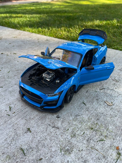 2020 Ford Mustang Shelby GT500 Light Blue "Special Edition" 1/18 Diecast Model Car by Maisto