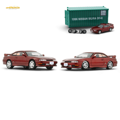 BM Creations Nissan Silvia S14 RED - RHD 1:64