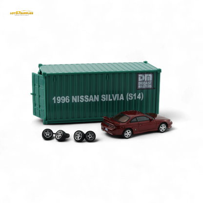BM Creations Nissan Silvia S14 RED RHD 1:64