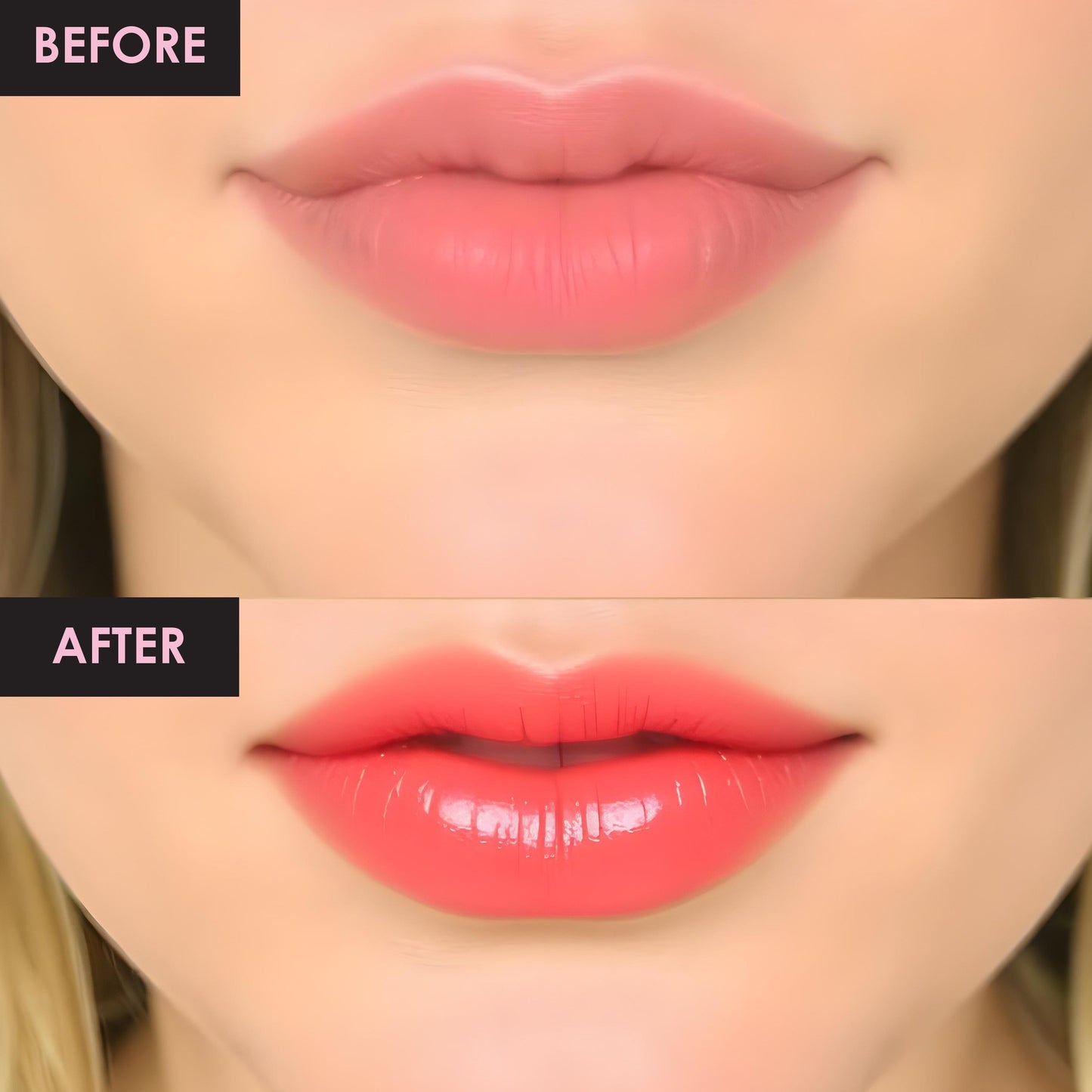 Peptide Glow Lip Serum Set by Market Fresh Beauty - Double Dose Hydrating Lip Care, Cherry & Strawberry Flavors, Vegan, Cruelty-Free, Clean Ingredients, 2 Pack by  Los Angeles Brands