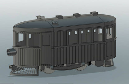 SJP-BS02 21-foot McKeen railcar