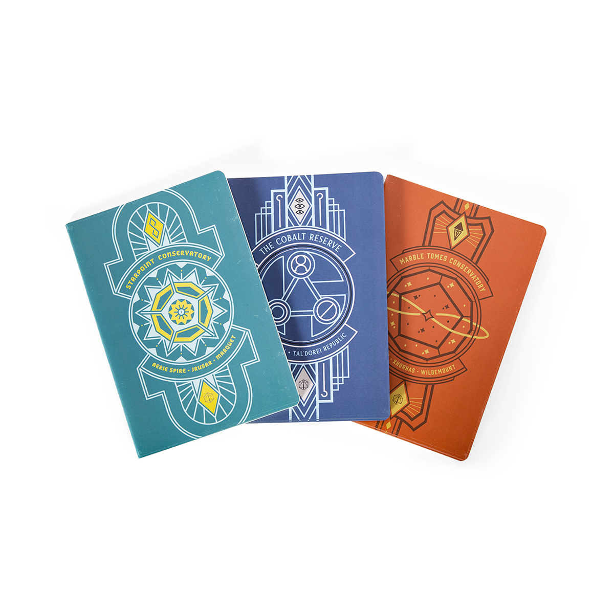 Critical Role: Beauty of Exandria - The Archives - Libraries of Exandria Notebooks (3-Pack)