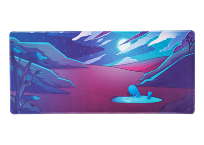 Moonlit Oasis Desk Mat