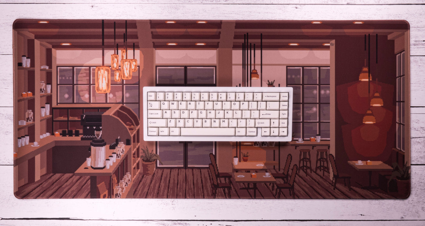 Coffee Shop Desk Mat V2