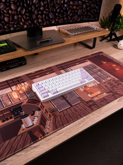 Coffee Shop Desk Mat V2