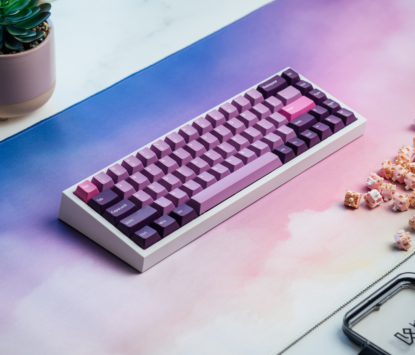 Pastel Clouds Desk Mat V2