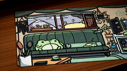 Froggy Office Desk Mat from Hipyo Tech x Ryan's Notes