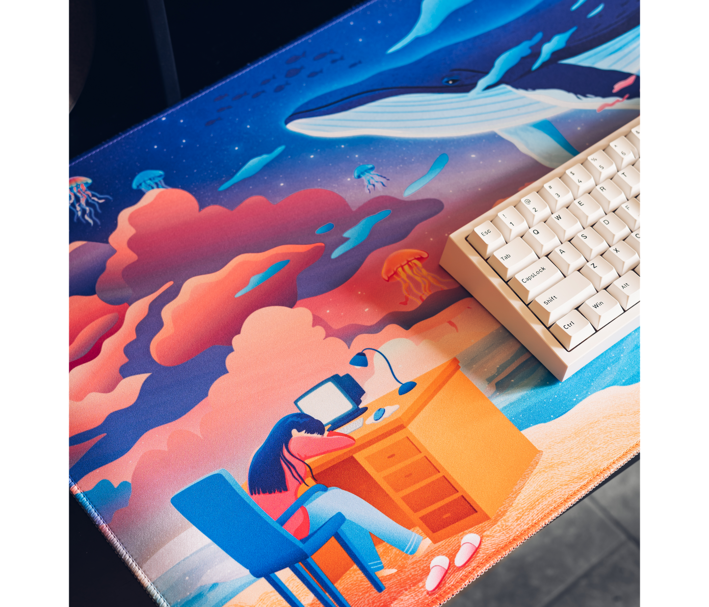 Sea Dreams Desk Mat