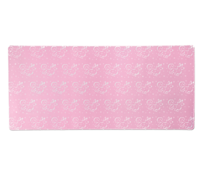 Pink Corgi Desk Mat