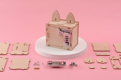 Combination Lock Box & Phone Holder DIY Kit, Educational STEM Toy