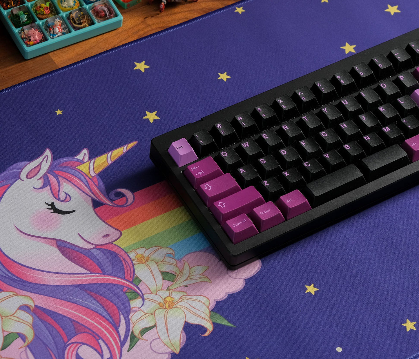 Rainbow Blast Desk Mat