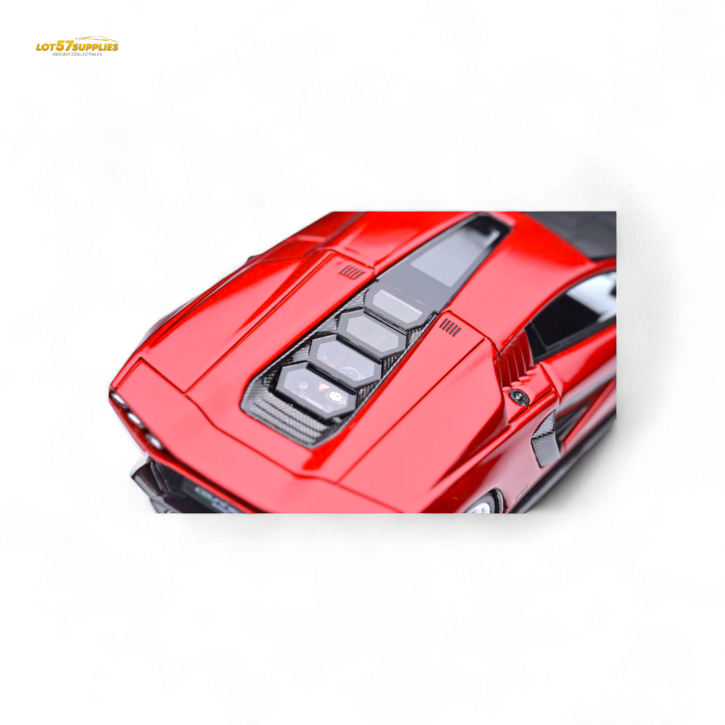 Fuelme Model NEO COUNTACH LPI 800-4 ROSSO SCINTILLA 1:64 Resin